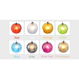 Creative The Nordic Color Restoring Ancient Ways Sklenená miska na zlatú rybku Svetlo Creative Droplight Lamp