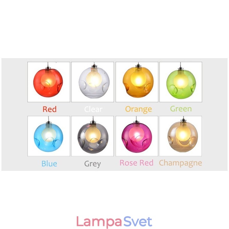 Creative The Nordic Color Restoring Ancient Ways Sklenená miska na zlatú rybku Svetlo Creative Droplight Lamp