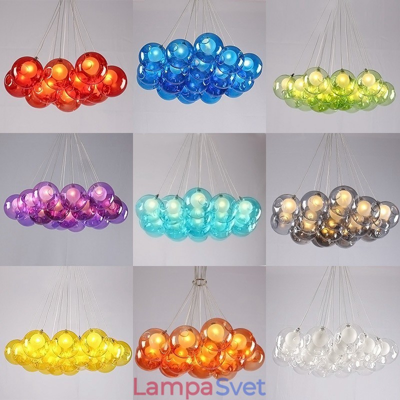 Creative The Nordic Color Restoring Ancient Ways Sklenená miska na zlatú rybku Svetlo Creative Droplight Lamp