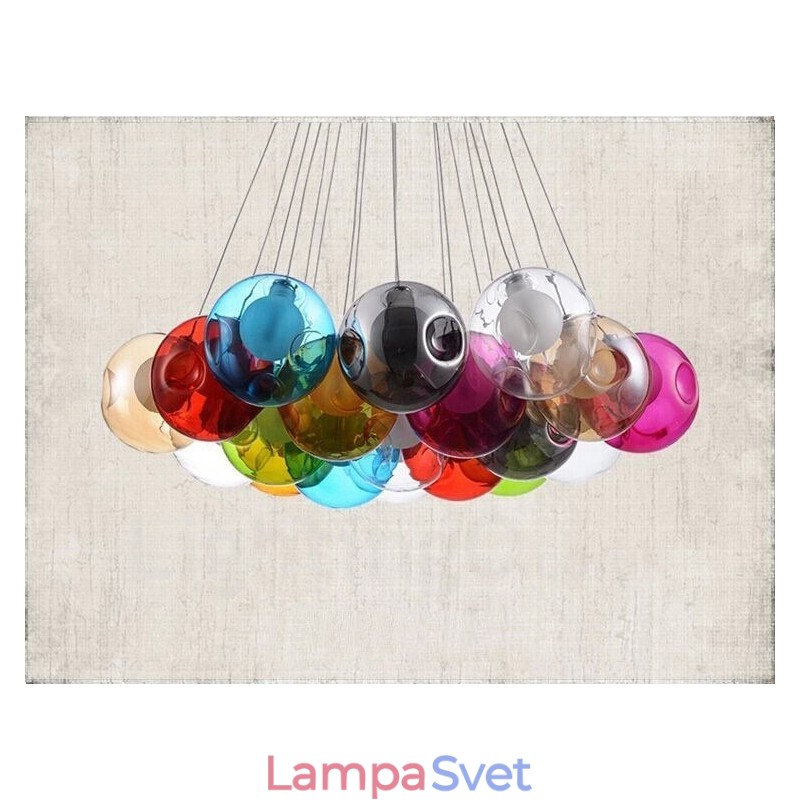 Creative The Nordic Color Restoring Ancient Ways Sklenená miska na zlatú rybku Svetlo Creative Droplight Lamp