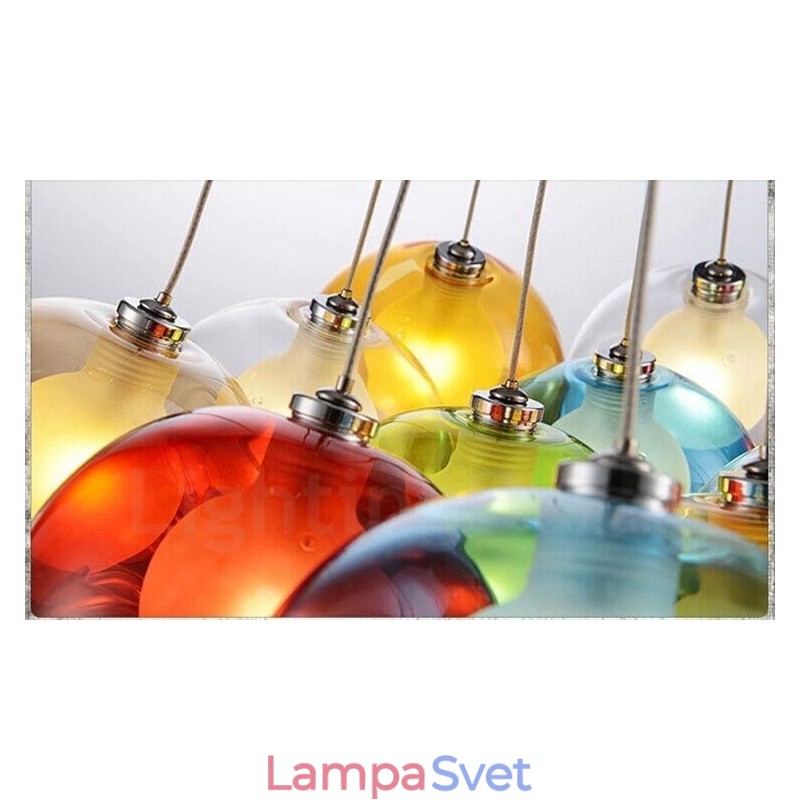 Creative The Nordic Color Restoring Ancient Ways Sklenená miska na zlatú rybku Svetlo Creative Droplight Lamp