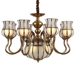 Luster Traditional Classic Rustic Lodge Metal
