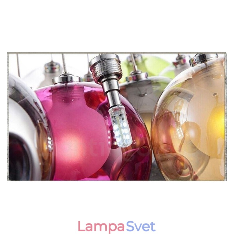 Creative The Nordic Color Restoring Ancient Ways Sklenená miska na zlatú rybku Svetlo Creative Droplight Lamp