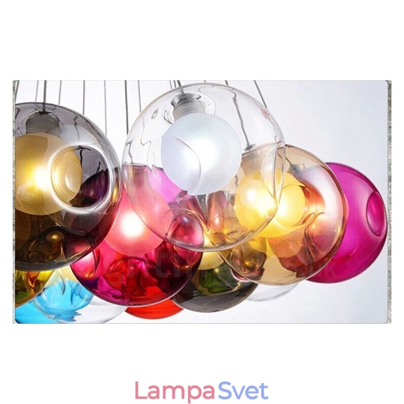 Creative The Nordic Color Restoring Ancient Ways Sklenená miska na zlatú rybku Svetlo Creative Droplight Lamp