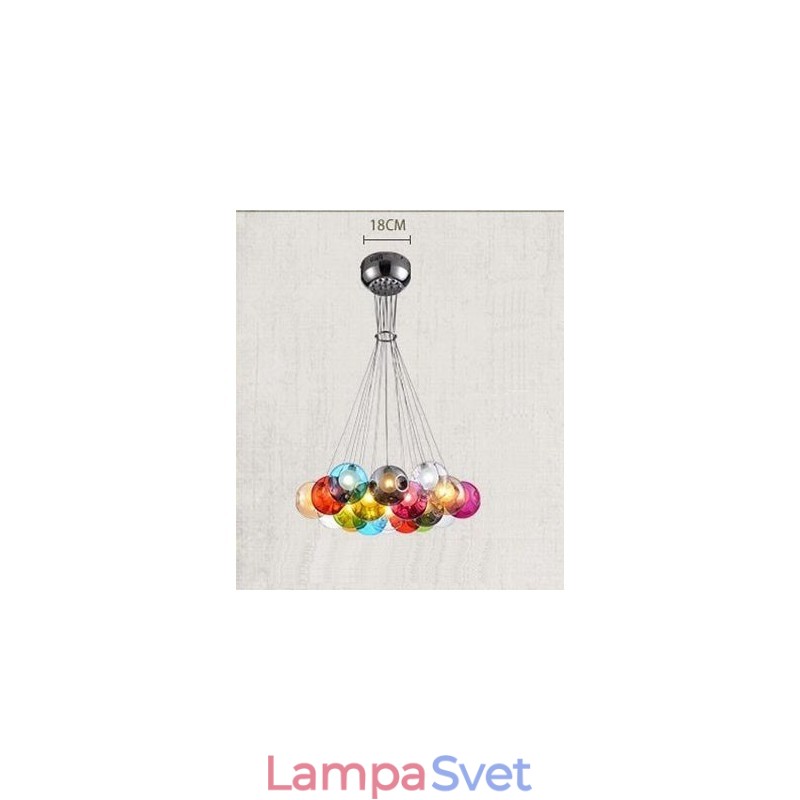 Creative The Nordic Color Restoring Ancient Ways Sklenená miska na zlatú rybku Svetlo Creative Droplight Lamp