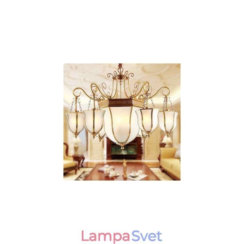 Luster Traditional Classic Rustic Lodge Metal