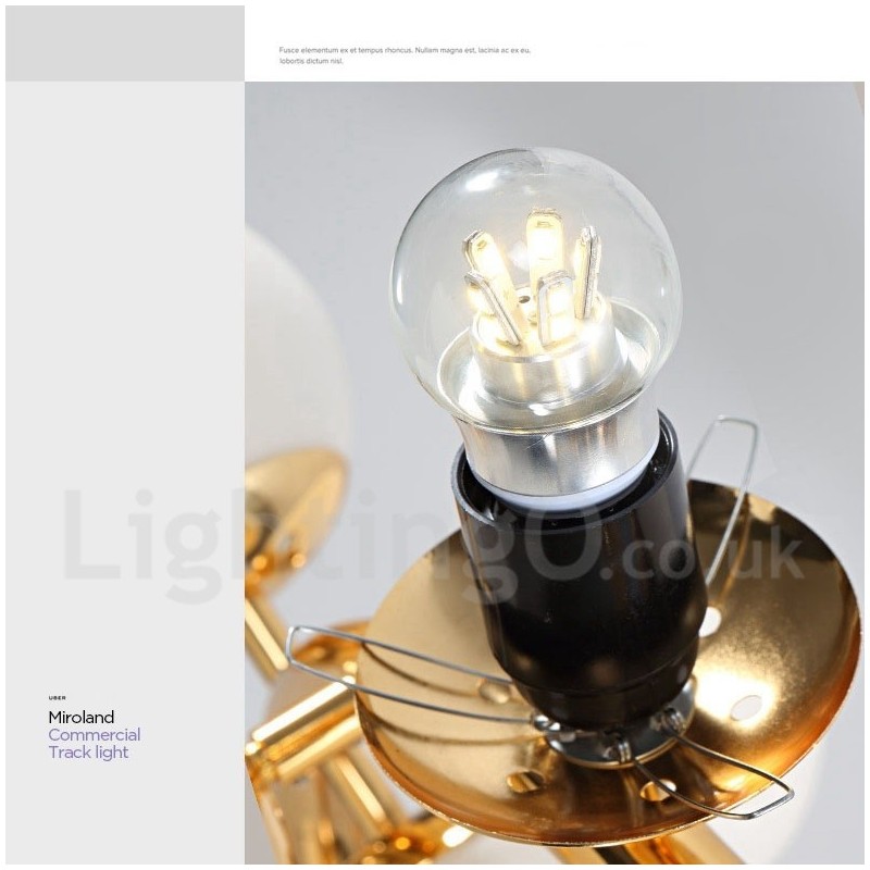 24 Ľahký moderný súčasný luster so skleneným tienidlom Light