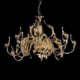Moderný luster Light 24 Lights G4 Gold Plating
