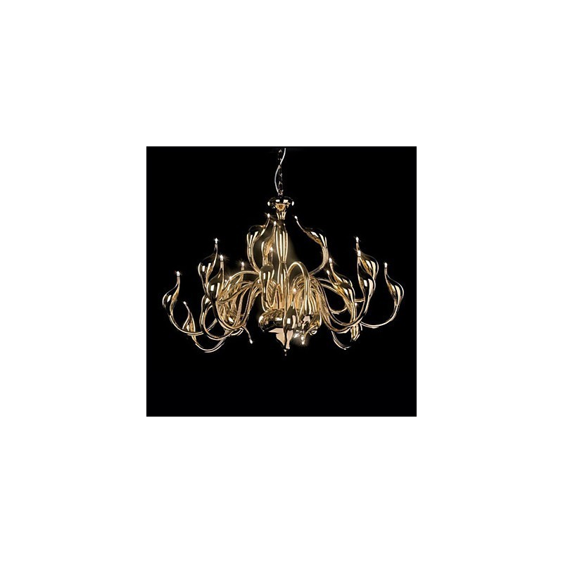 Moderný luster Light 24 Lights G4 Gold Plating