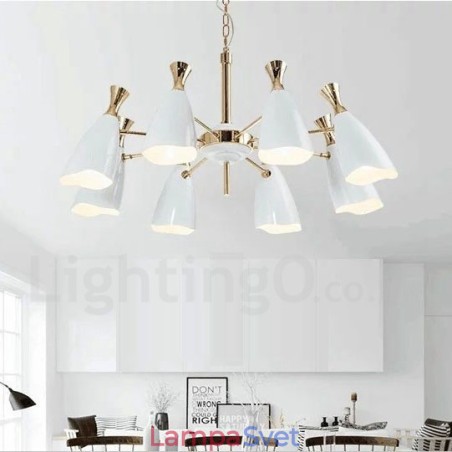 Lustrová lampa moderného súčasného štýlu 8 Lustrová lampa moderného súčasného štýlu 8