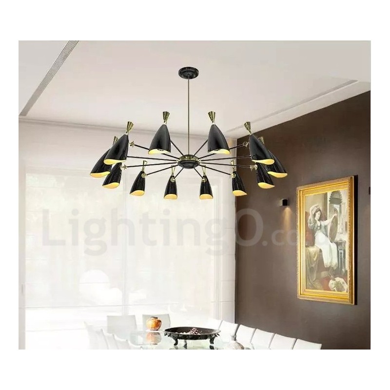 12 Svetelný luster Moderný súčasný štýl Svetlo