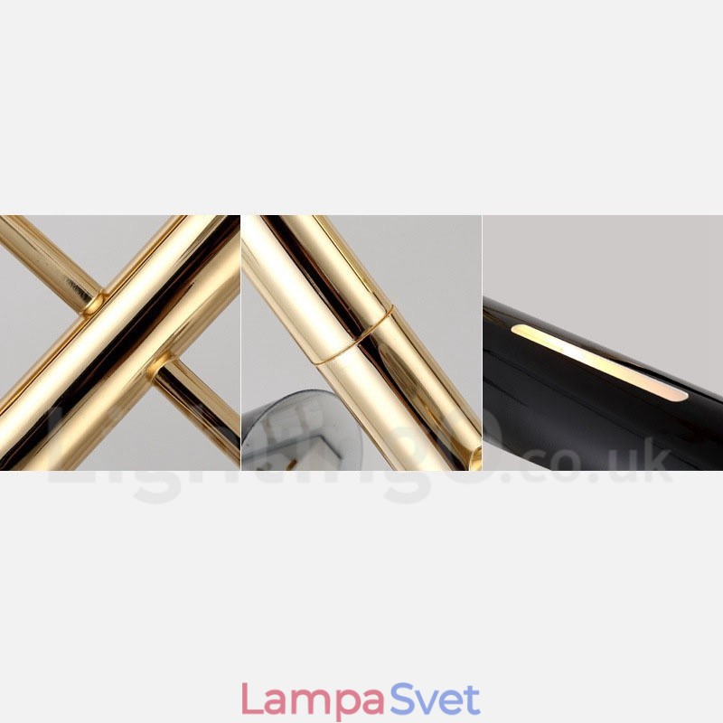 2-poschodový moderný súčasný 4 svetelný luster