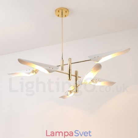 3-vrstvový moderný súčasný 6 svetelný luster 3-vrstvový moderný súčasný 6 svetelný luster