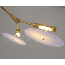 5 Ľahká moderná súčasná lustrová lampa