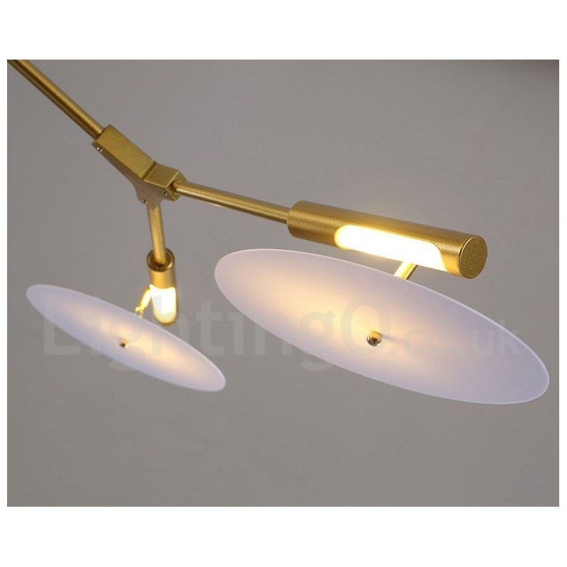 5 Ľahká moderná súčasná lustrová lampa