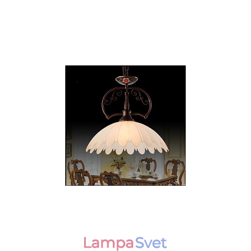 Retro ručne maľované umelecké závesné svietidlo Osvetlenie lampy