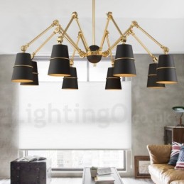 8 ľahkých moderných súčasných lustrových svietidiel