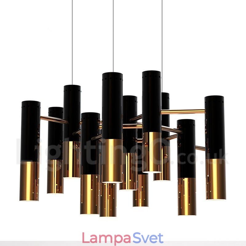 Moderné súčasné 13 svetelné lusterové jednoposchodové svietidlo