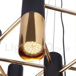 Moderné súčasné 13 svetelné lusterové jednoposchodové svietidlo
