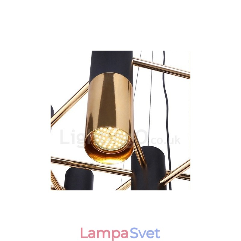Moderné súčasné 13 svetelné lusterové jednoposchodové svietidlo