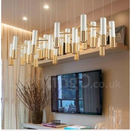 Moderné súčasné 22 svetelné lusterové jednoposchodové svietidlo