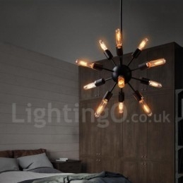12 Ľahký retro vintage luster Sputnik