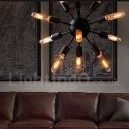 12 Ľahký retro vintage luster Sputnik