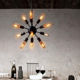 12 Ľahký retro vintage luster Sputnik