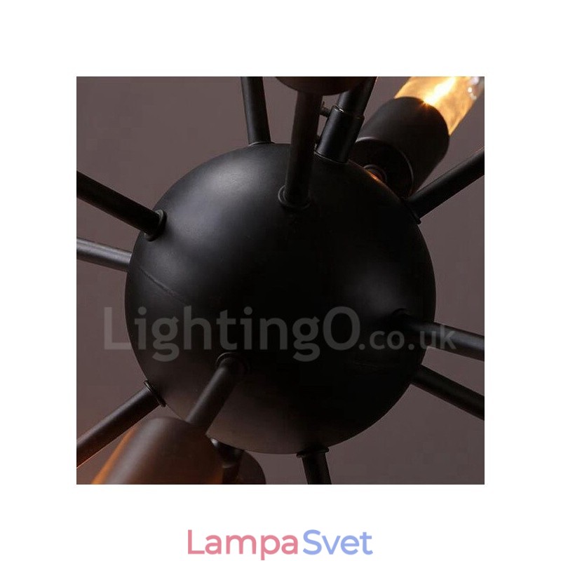 12 Ľahký retro vintage luster Sputnik