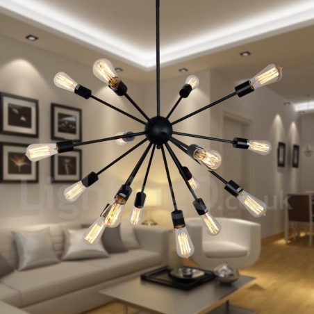 16 Light Vintage Retro Sputnik Luster 16 Light Vintage Retro Sputnik Luster
