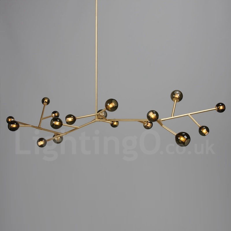 17 Svetlý luster Vintage Country Light