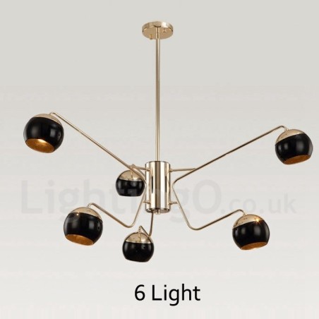 6 Ľahká 2-poschodová moderná súčasná kovová lustrová lampa so skleneným tienidlom 6 Ľahká 2-poschodová moderná súčasná kovová lustrová lampa so skleneným tienidlom