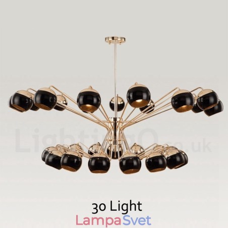 30 Ľahká 2-poschodová moderná súčasná kovová lustrová lampa so skleneným tienidlom 30 Ľahká 2-poschodová moderná súčasná kovová lustrová lampa so skleneným tienidlom