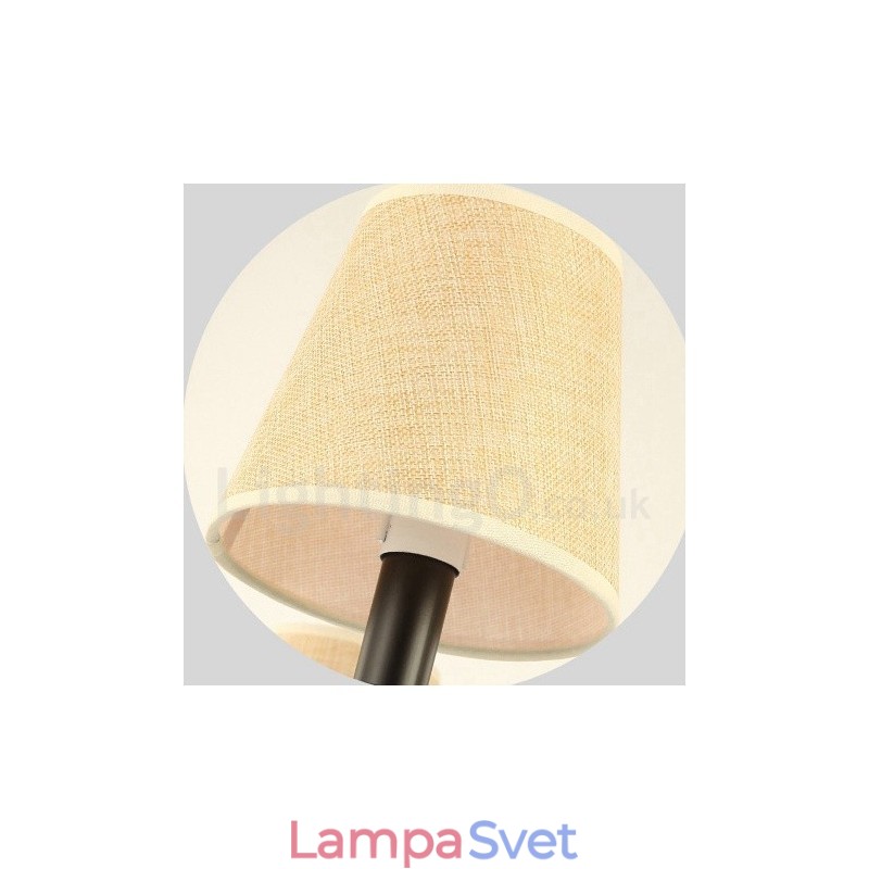 Jednoposchodová lusterová lampa Country Retro 6 Light