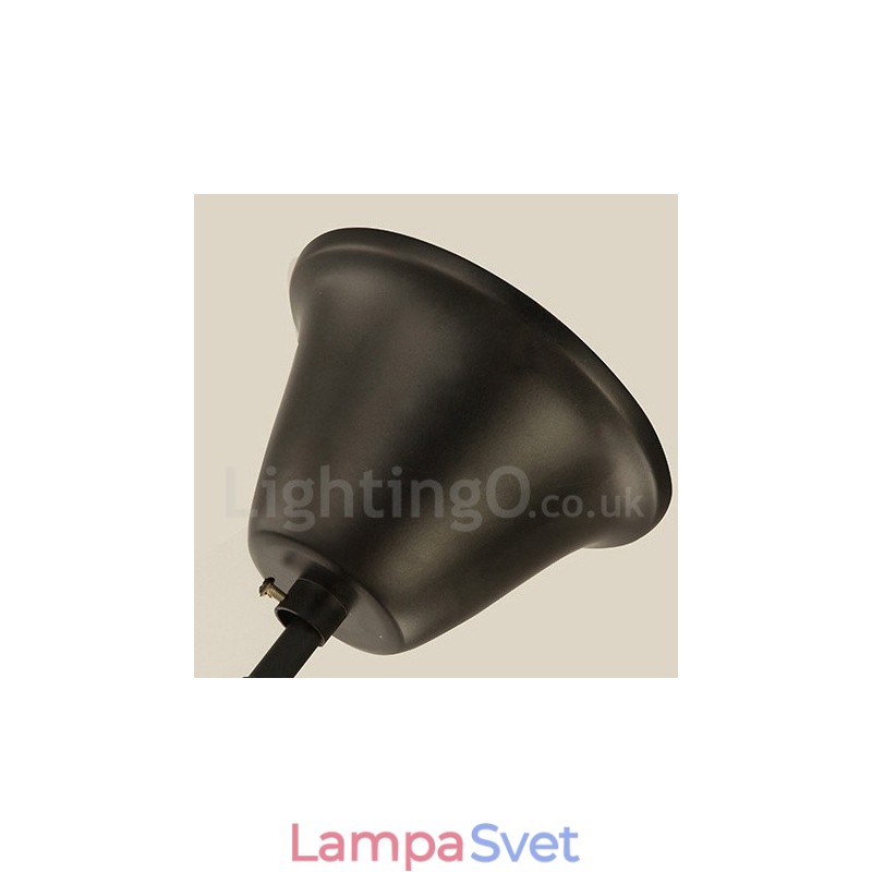 Jednoposchodová lusterová lampa Country Retro 6 Light