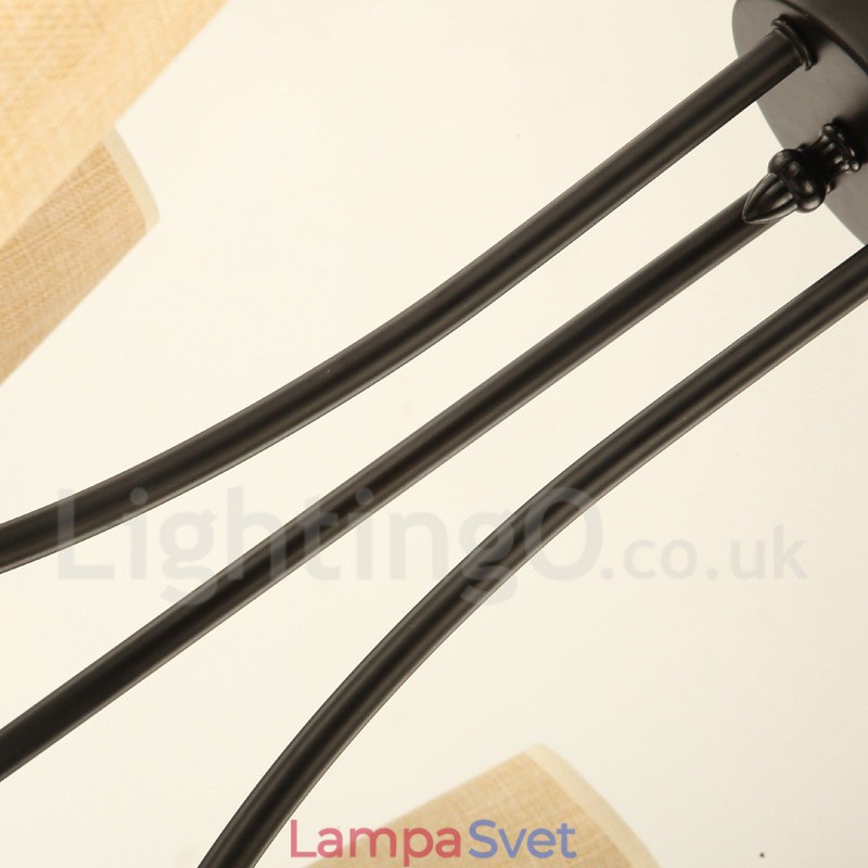 Jednoposchodová lustrová lampa Country Retro 8 Light