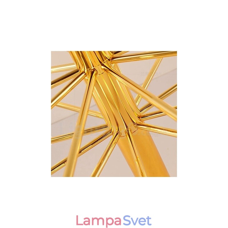 40 Light Golden 2-vrstvová moderná súčasná lustrová svetelná lampa