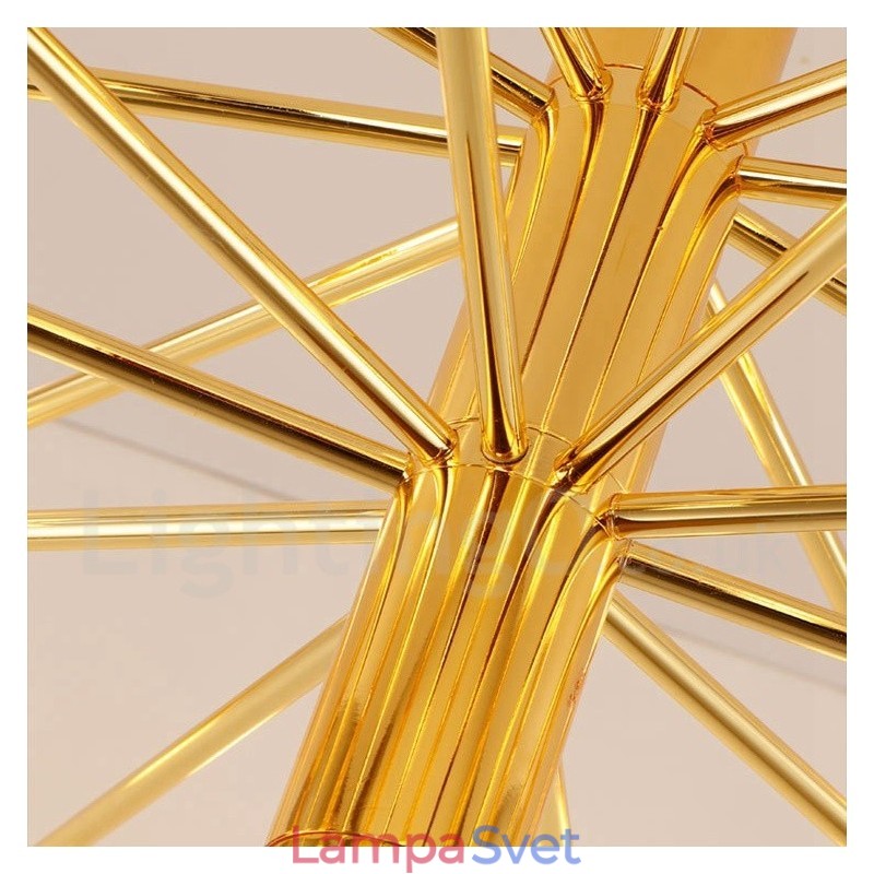 40 Light Golden 2-vrstvová moderná súčasná lustrová svetelná lampa
