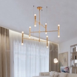 8 Svetlá 3-vrstvová moderná súčasná lustrová lampa Svetlo