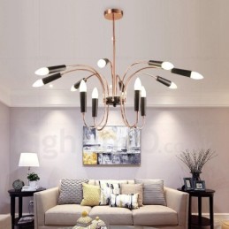 2 Tier 12 Light Moderné súčasné lusterové svetlo