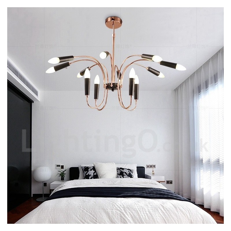2 Tier 12 Light Moderné súčasné lusterové svetlo