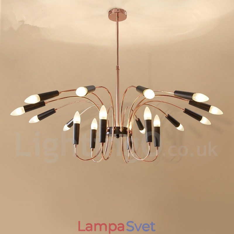 2 Tier 18 Light Moderné súčasné lustrové svetlo