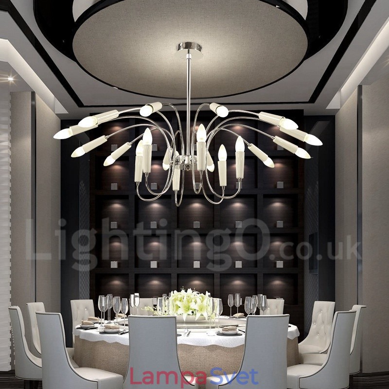2 Tier 18 Light Moderné súčasné lustrové svetlo