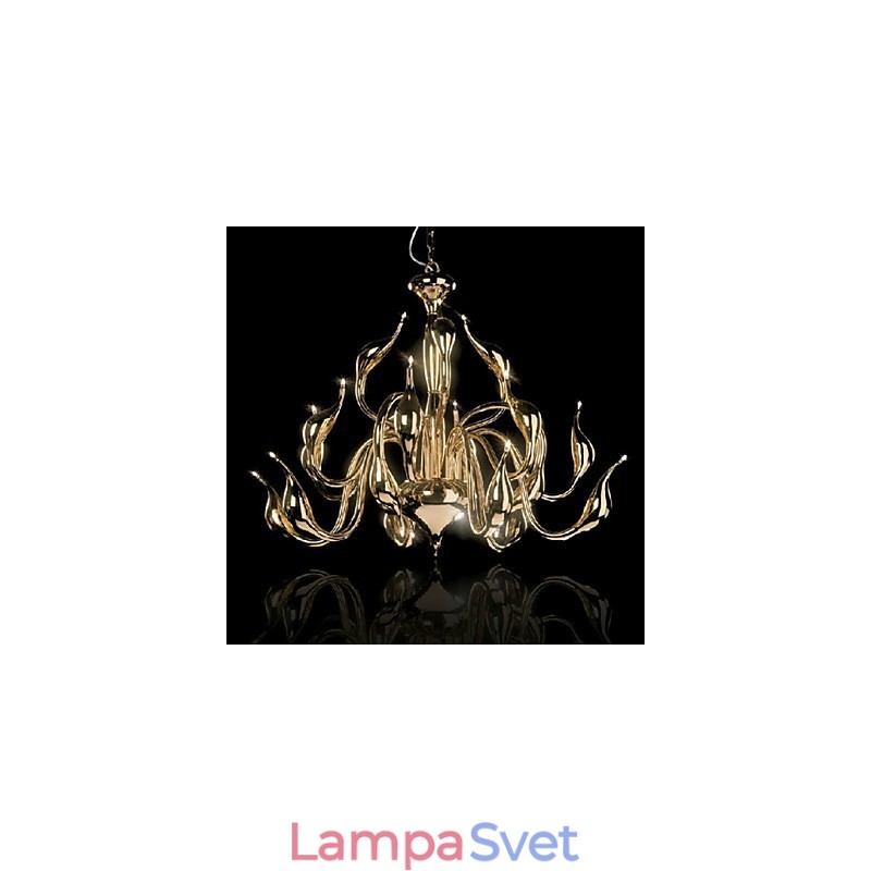 Moderný luster Light 18 Lights G4 Gold Plating