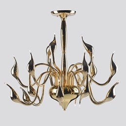 Moderný luster Light 18 Lights G4 Gold Plating