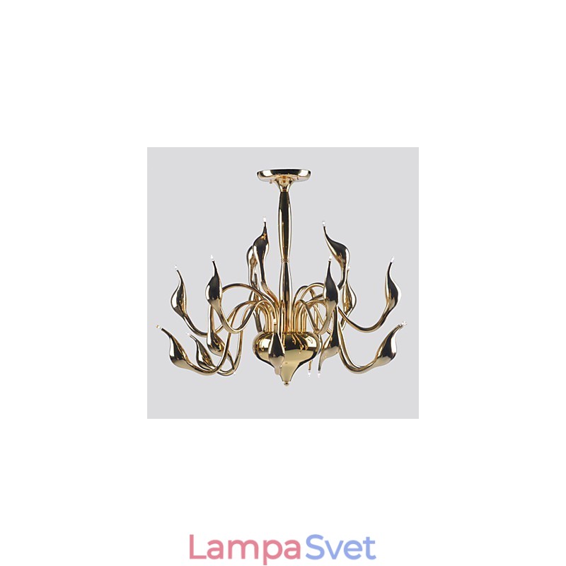 Moderný luster Light 18 Lights G4 Gold Plating