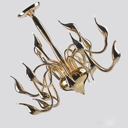 Moderný luster Light 18 Lights G4 Gold Plating