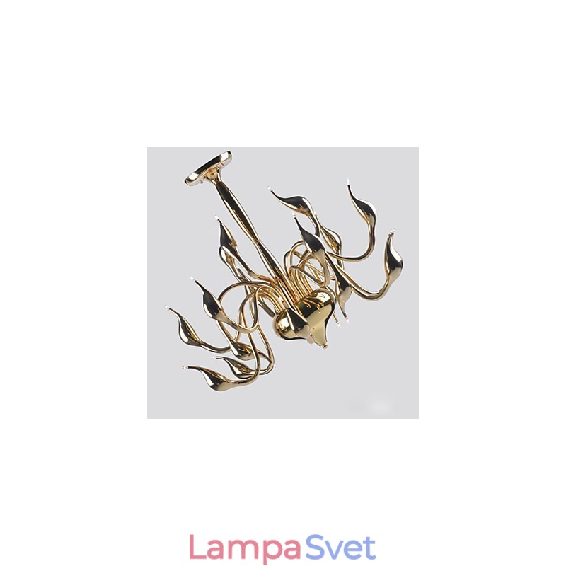 Moderný luster Light 18 Lights G4 Gold Plating