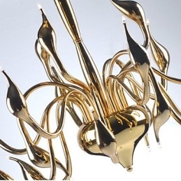 Moderný luster Light 18 Lights G4 Gold Plating
