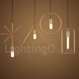 1 Light Rustic Lodge Drevené závesné svetlo